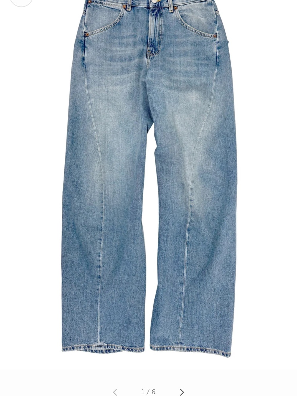 6397 Big Twisted Blue Jeans — Blue Wash
